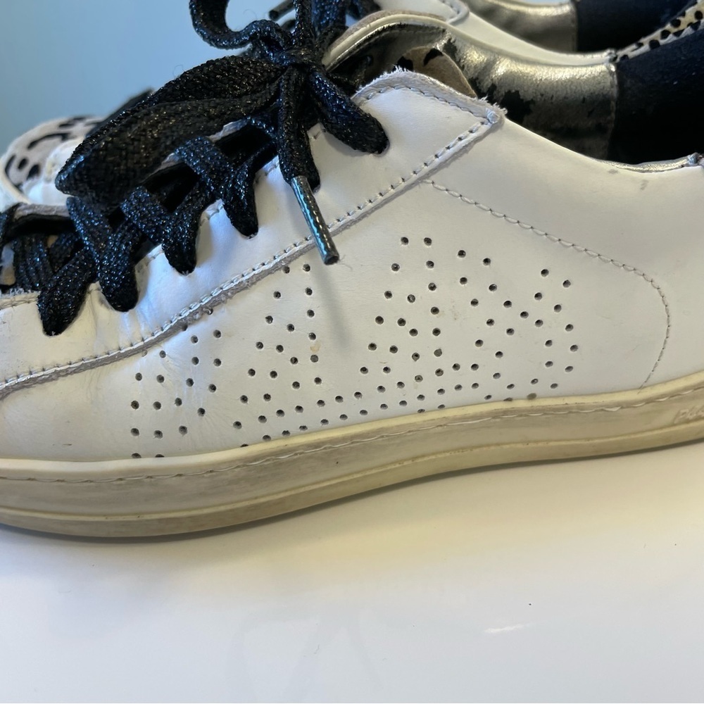 P448 S20 John Animal Print Leather Sneakers - Picture 2 of 9